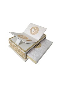 Resim Rayiha Serisi Masa Rahleli Orta Boy Kuranı Kerim-krem 