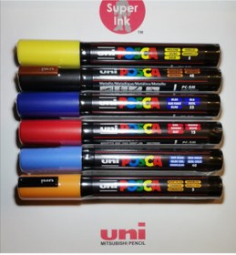 Resim Uni Unı Posca Pc-5m 6'lı Set 