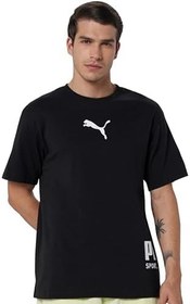 Resim Puma Sport Graphic Erkek Siyah Tişört (692169-01) 