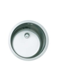 Resim Teka Round Eviye. Tezgah Altı.Taşmasız 