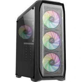Resim Zalman N5 Mf ATX Mid Tower 4 RGB Fanlı 1 x Kulaklık, 1 x Mikrofon, 2 x USB 2.0, 1 x USB 3.0, Fan Kontrol, Renkli Akralik Panel, PCI/AGP365 mm Bilgisayar Kasa 