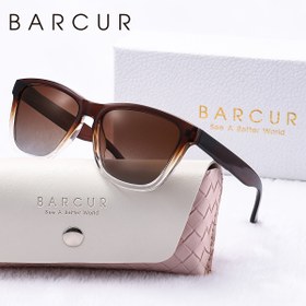 Resim BARCUR Kadın Moda Polarize Moda Gözlükleri - Hafif Dayanıklı PC Çerçeve, Şeffaf PC Lensler, Metal Menteşeler, Beyaz Hediye Kutusu Ambalajı, Tatil Seyahati, Alışveriş ve Sporlar için İdeal, Spor Gözlükleri | Şık Gözlük Tasarımı | Hafif Gözlükler 