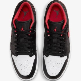 Resim Nike Jordan Air 1 Low Erkek Spor Ayakkabı Siyah 