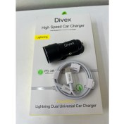 Resim Divex DA-320 Yüksek Hızlı Araç Şarj Cihazı Lightning 