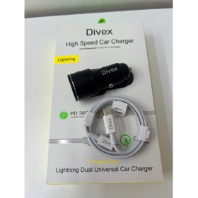 Resim Divex DA-320 Yüksek Hızlı Araç Şarj Cihazı Lightning 