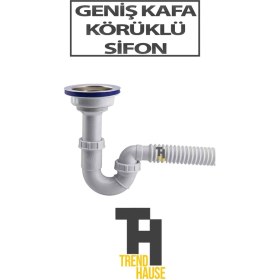 Resim Geniş Kafa Körüklü Sifon 
