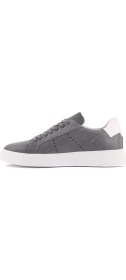 Resim Sail Lakers - Gri Deri Bağcıklı Erkek Sneaker 