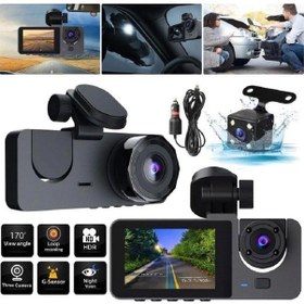 Resim Üç Kameralı Ön Iç Arka Araç Içi Kamera Wifi Viidure App Mpıa Cc38 64gb 