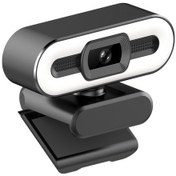 Resim Reedark 2k Usb Tak Ve Kullan Web Kamerası, Dahili Mikrofon Ve Işık İle Canlı Yayın, Video Görüşme, Konferans Ve Online Dersler İçin 