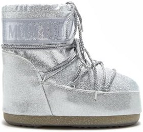Resim Kadın Kar Botu 80D1409440-H001 Moon Boot Icon Low Glitter Silver 
