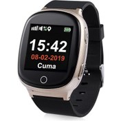 Resim Tsmart T Smart S3 Gps Senior Watch Gold Akıllı Yetişkin Saati Alzheimer 