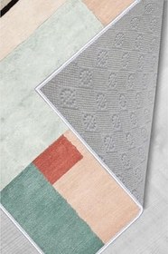 Resim Rovigo Dijital Baskı Yıkanabilir Kaymaz Taban Salon Halısı RVG1094, Pembe, 160 x 230 