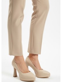 Resim Aspor Bej Kadın Platform Topuklu Ayakkabı Çok Renkli 