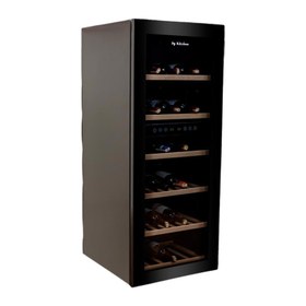 Resim By Kitchen WC-73B Şarap Dolabı, Siyah 