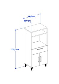 Resim Şile Mutfak Dolabı - Atlas Çam - Beyaz 