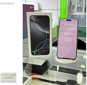 Resim Apple iPhone 16 Pro Max İkinci El YD | 256 GB | Beyaz 