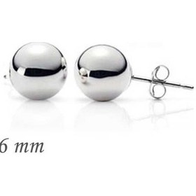 Resim Gumush Gümüş Top Küpe - 6 Mm N11.51993 