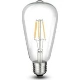 Resim Cata CT-4353 8 Watt Armut Rustik Ampul E27 Beyaz 