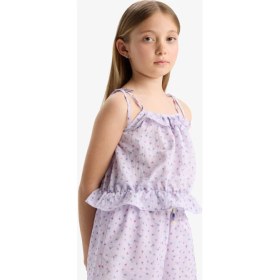 Resim DeFacto Desenli Askılı Bluz Kız Çocuk D7632A825SM 