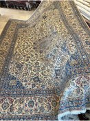 Resim RD RAMAZAN DAĞ EL HALI SANATI El Dokuma İran Nain Halısı İpek Yün Karışımı Ebat 370x257 