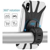 Resim Larimar Silikon Esnek Bisiklet Telefon Tutucu - 9067154230425lmr Çok Renkli 