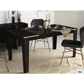 Resim Dekorister Exclusive Veyron Yemek Masası Rebab-Mermer 