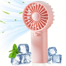 Resim Taşınabilir Mini Fan - Ofis, Açık Hava, Seyahat ve Kamp için Hafif, Elde Taşınabilir Pil Gücüyle Soğutma Cihazı - Her Zaman ve Her Yerde Serin Kalın! (AAA Piller Dahil Değildir), Kamp Ekipmanı | Kompakt Fan | Verimli Soğutma 