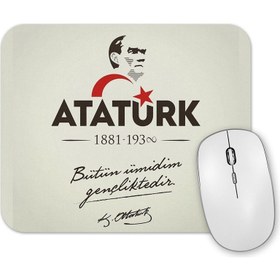 Resim Baskı Dükkanı Atatürk 5 Mouse Pad 