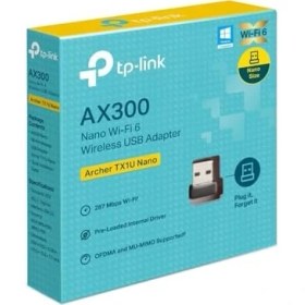 Resim Archer TX1U; AX300 Mbps, Tasarım, Tak ve Çalıştır, Linux ve Windows(11/10/7) Destekli, Wi-Fi 6 USB Adaptör 
