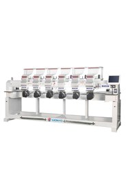 Resim wonyo Wy1206ch 6 Kafa 12 Iğne Nakış Makinesi (45cm X 40 Cm Işleme Alanı) 