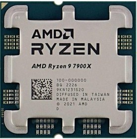 Resim Amd Ryzen 9 7900X 78MB 12çekirdekli O/b UHD Am5 170W Kutusuz+Fansız 