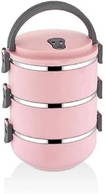 Resim Hanedan Home 3 Katlı Sefer Tası Yemek Termosu (Mavi) 