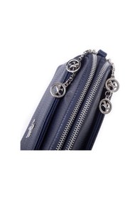 Resim Nas Bag Kadın Günlük Sade Şık Çok Gözlü Çapraz Çanta 23x14 Cm Lacivert Lopez Laci 