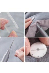 Resim Hane Dostu Yorgan Nevresim Kaydırmaz Sabitleme Aparatı Seti 400 Adet Kılçık + 48 Pul + Sabitleme Tabancası 