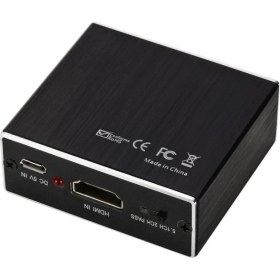 Resim Xhang HDMI Uyumlu Ses Extractor Stereo Extractor Converter Optik Toslink Spdıf HDMI Uyumlu Ses Splitter Adaptörü | HDMI Kabloları (Yurt Dışından) 
