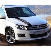 Resim Lasirius Volkswagen Tiguan Ön Kaput Sticker Etiket Modeli 
