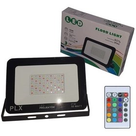 Resim 50 Watt Rgb Led Projektör Tablet Ir Kumandalı Rgb Projektör 