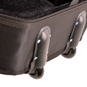 Resim Dominguez CHCP44 Tekerlekli Çello Hardcase - 4/4 (Profesyonel - Yüksek Koruma) | Fiberglas (Fiberglass) Dış Şasi, Darbe Emici İç Peluş Astar, Kolay Taşıma İçin Dayanıklı Tekerlek Sistemi | Uyum: 4/4 (Tam Boy) Çello 