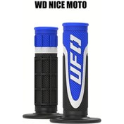 Resim Tongdashop Motosiklet Atv 22-24mm Universal Handlebar Grip Kawasaki Suzuki Honda Yamaha Ktm Mavi 