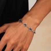 Resim Bir İlke ve Minimalist Yaratıcı Gotik Tarz Çapraz Düğme Bileklik, Erkekler için Şık Bir Parça Takı, Günlük Giyim, Partiler ve Erkekler, Babalar ve Arkadaşlar için İdeal Bir Hediye 