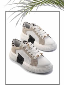 Resim Bambi Beyaz Leather Kadın Sneaker K01459641903 
