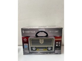 Resim Kensa M-113BT FM Radyo manuel frekans ayarlama Bluetooth baglantı yüksek kalite ses hoparlör 