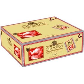 Resim Champion Siyah Süzen Bardak + Earl Grey Bergamot Aromalı Poşet Çay 100'lü 