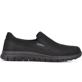Resim Forelli 45814 Siyah Hafif Erkek Spor Ayakkabı 