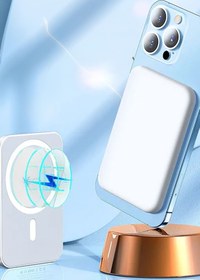 Resim Genel Markalar Taşınabılır Kablosuz Manyetık Powerbank Magsafe Özellikli Telefonlar İle Uyumlu Kablosuz Powerbank 