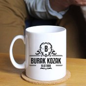 Resim Doğum Günü Tarihli ve İsimli Kupa Bardak 