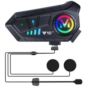 Resim Mey İthalat Ipx6 Suya Dayanıklı Intercom Kulaklık Otomatik Çağrı Cevaplama 