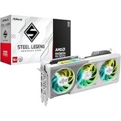 Resim Pazarcan Asrock Amd Radeon Rx 9070 Steel Legend 16gb Led Argb - 16gb Gddr6, 256-bit, 1x Hdmi, 3 X Displaypor 