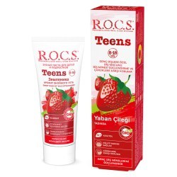 Resim ROCS Teens Yaban Çileği Diş Macunu 60ml 