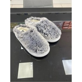 Resim Akınal Bella Home Kadın Peluş Kışlık Ev Terliği Siyah 